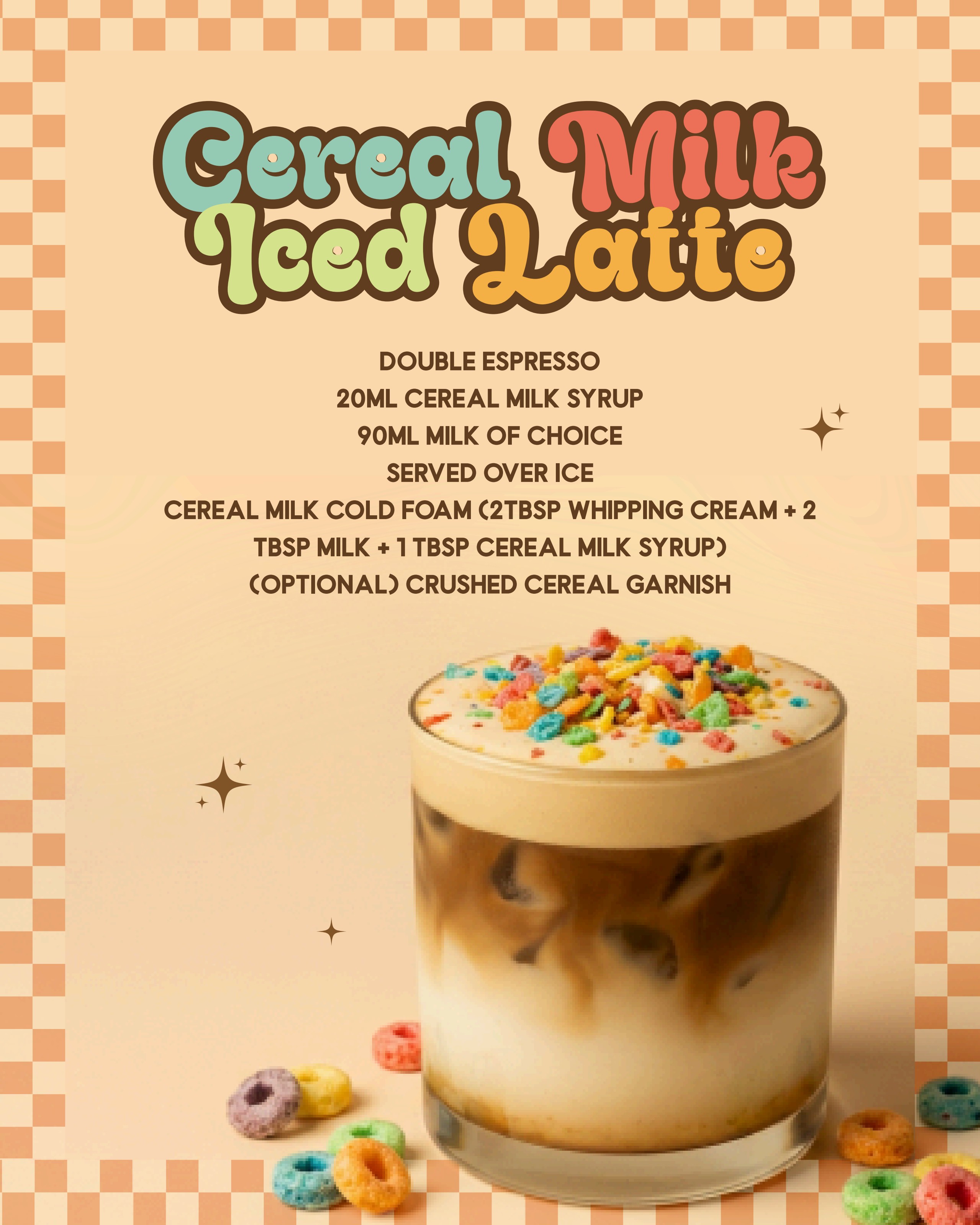 Cereal Milk Iced Latte